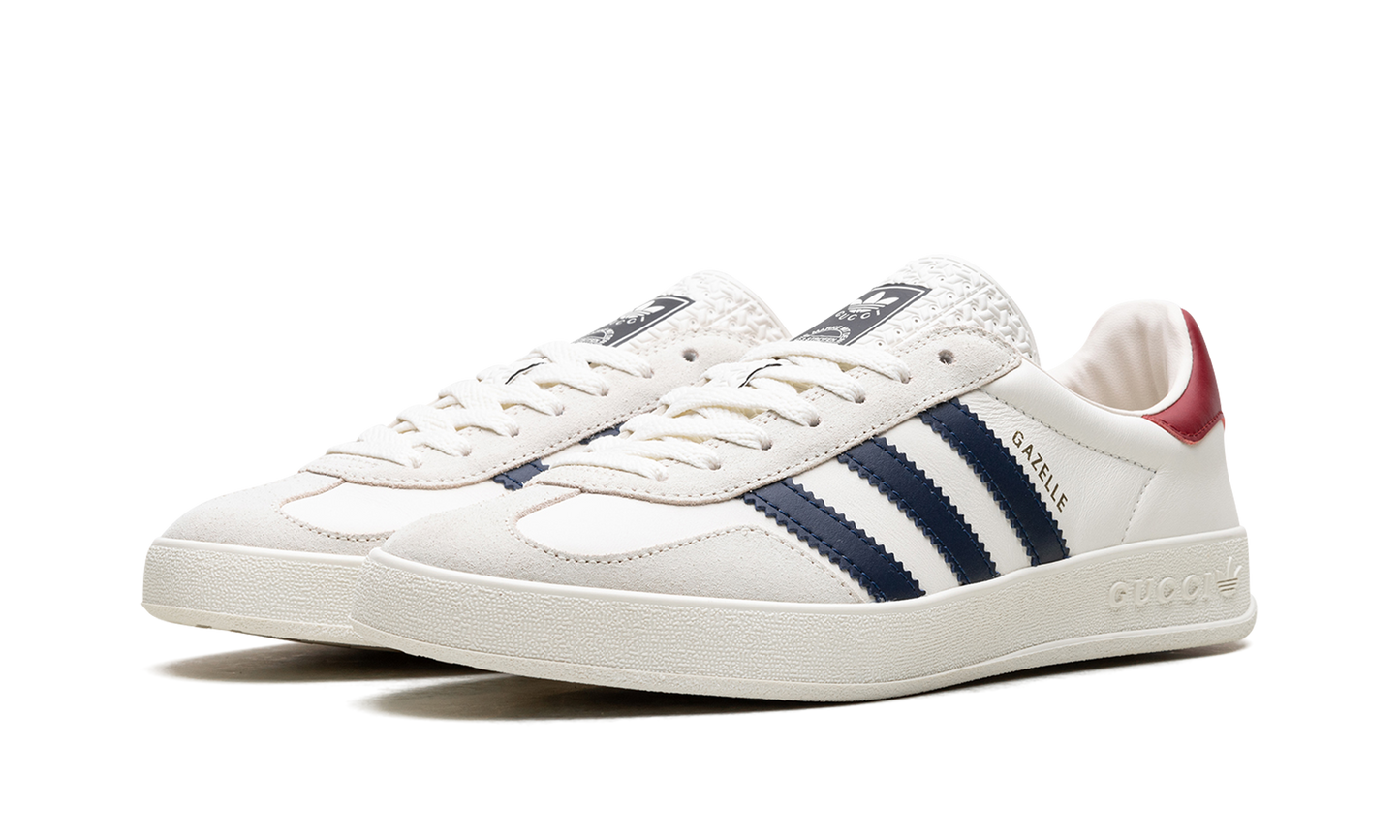 Gucci Gazelle "White/Red" 707847 UTT10 9060