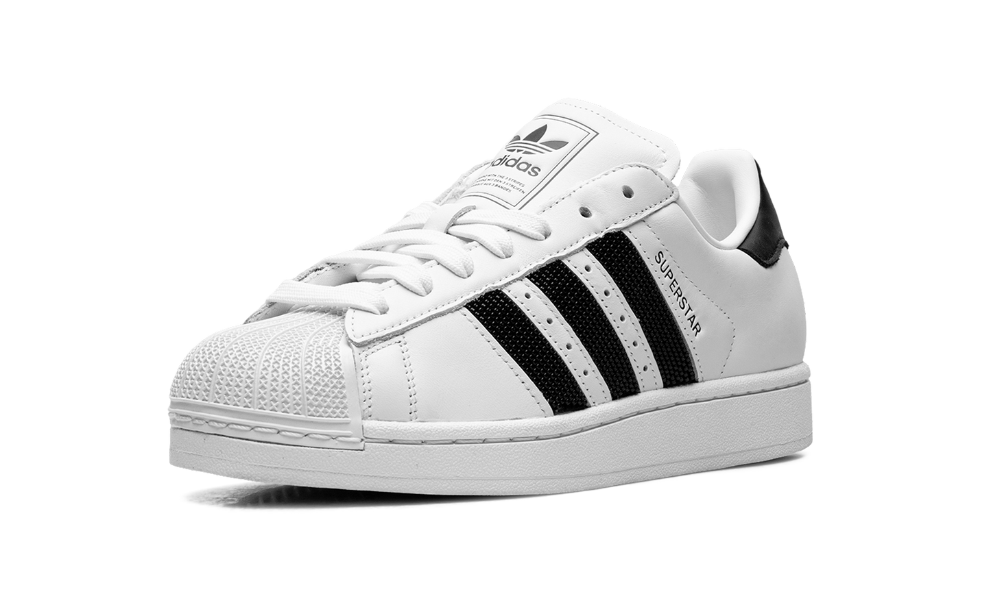 Superstar II WMNS "White Black Beaded Stripes" JP9678