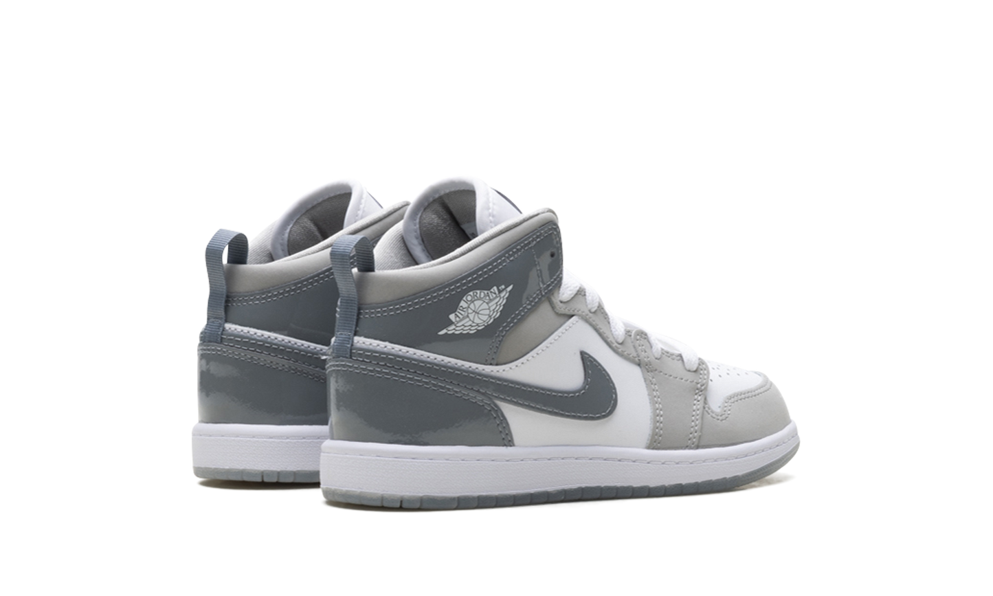 Air Jordan 1 Mid SE PS "White Medium Grey Cool Grey" HF3194 100