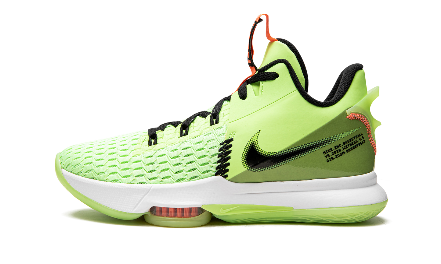 LeBron Witness V "Lime Glow" CQ9380 300
