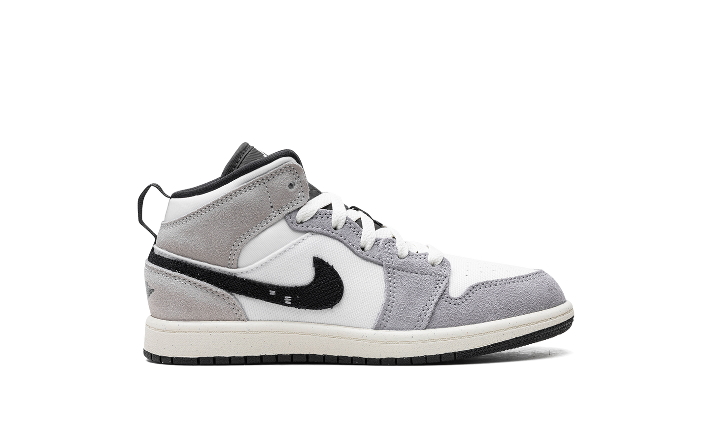 Air Jordan 1 Mid SE Craft PS "Cement Grey"