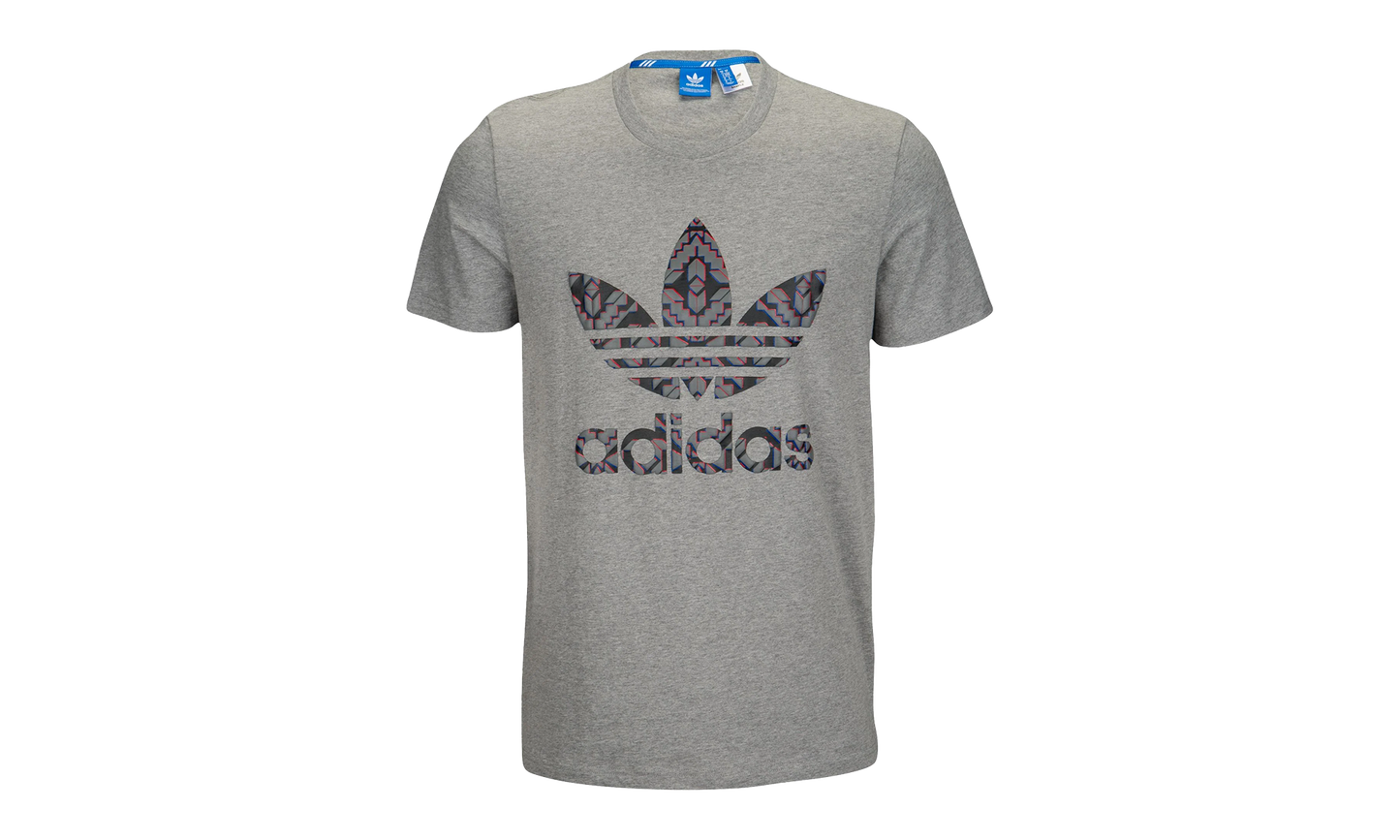 Chicago Stacked T-Shirt "Heather / Black" BR8003