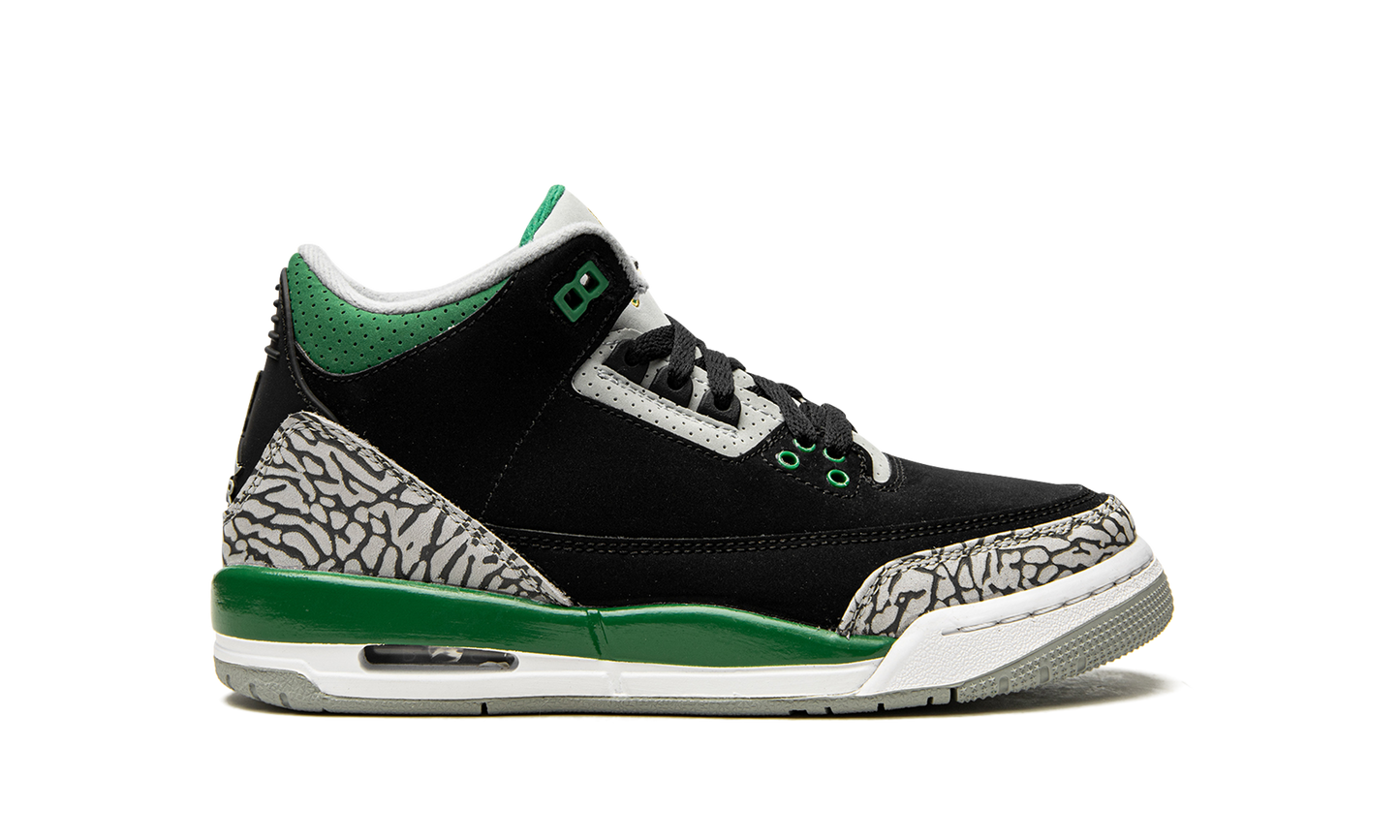 Air Jordan 3 Retro GS "Pine Green" 398614 030