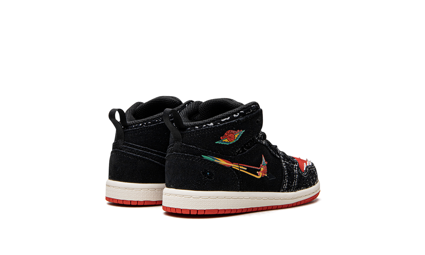 Air Jordan 1 Mid SE TD "Siempre Familia (TD)" DN5120 001