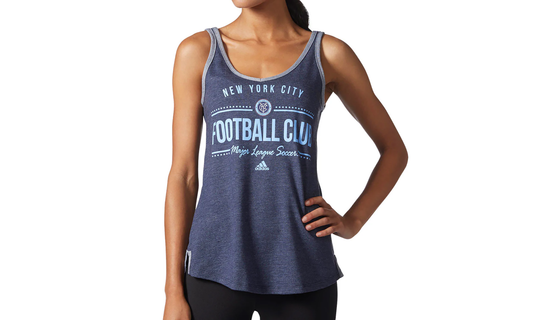 New York City Football Club V-Neck Tank Top "Grey" BU2613