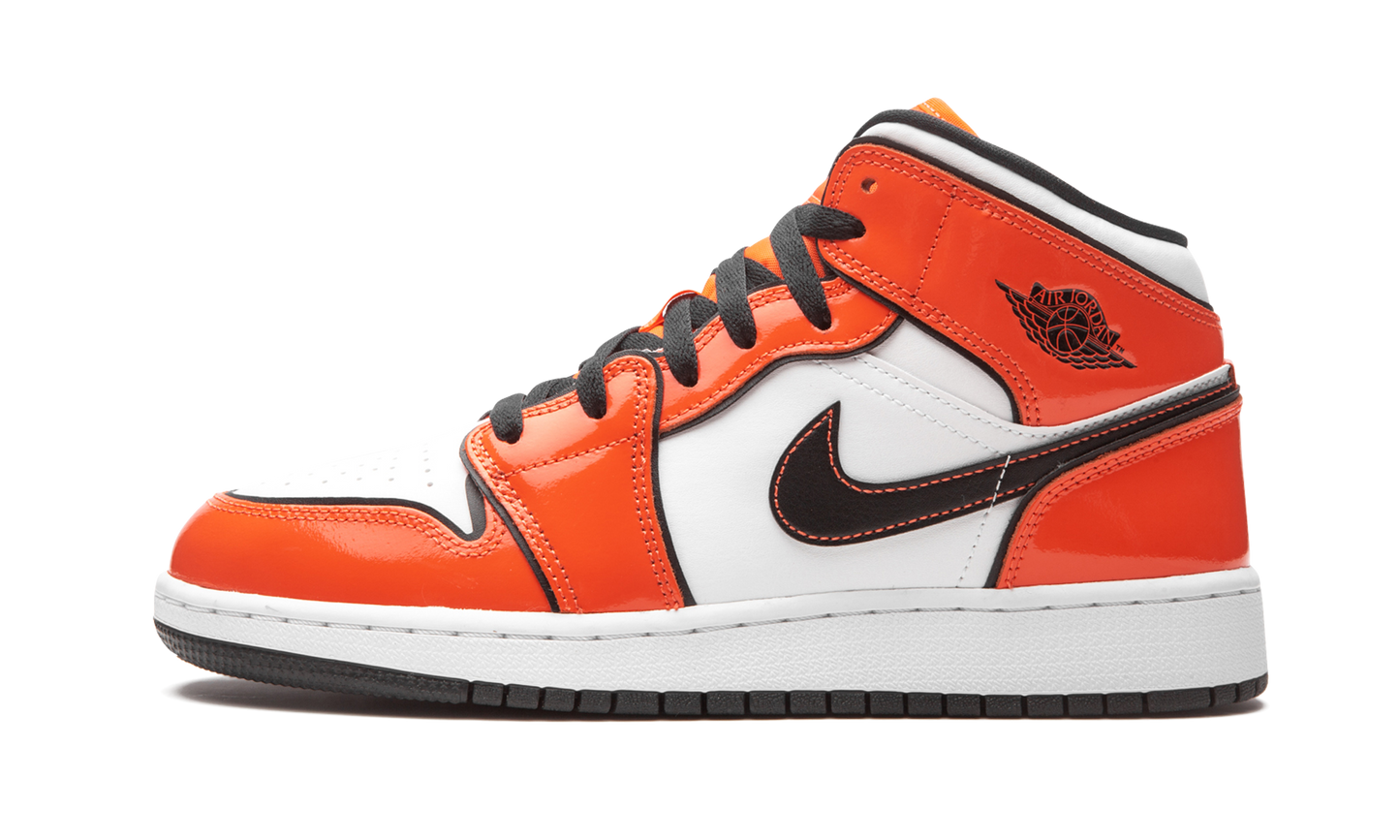 Air Jordan 1 Mid SE GS "Turf Orange" BQ6931 802