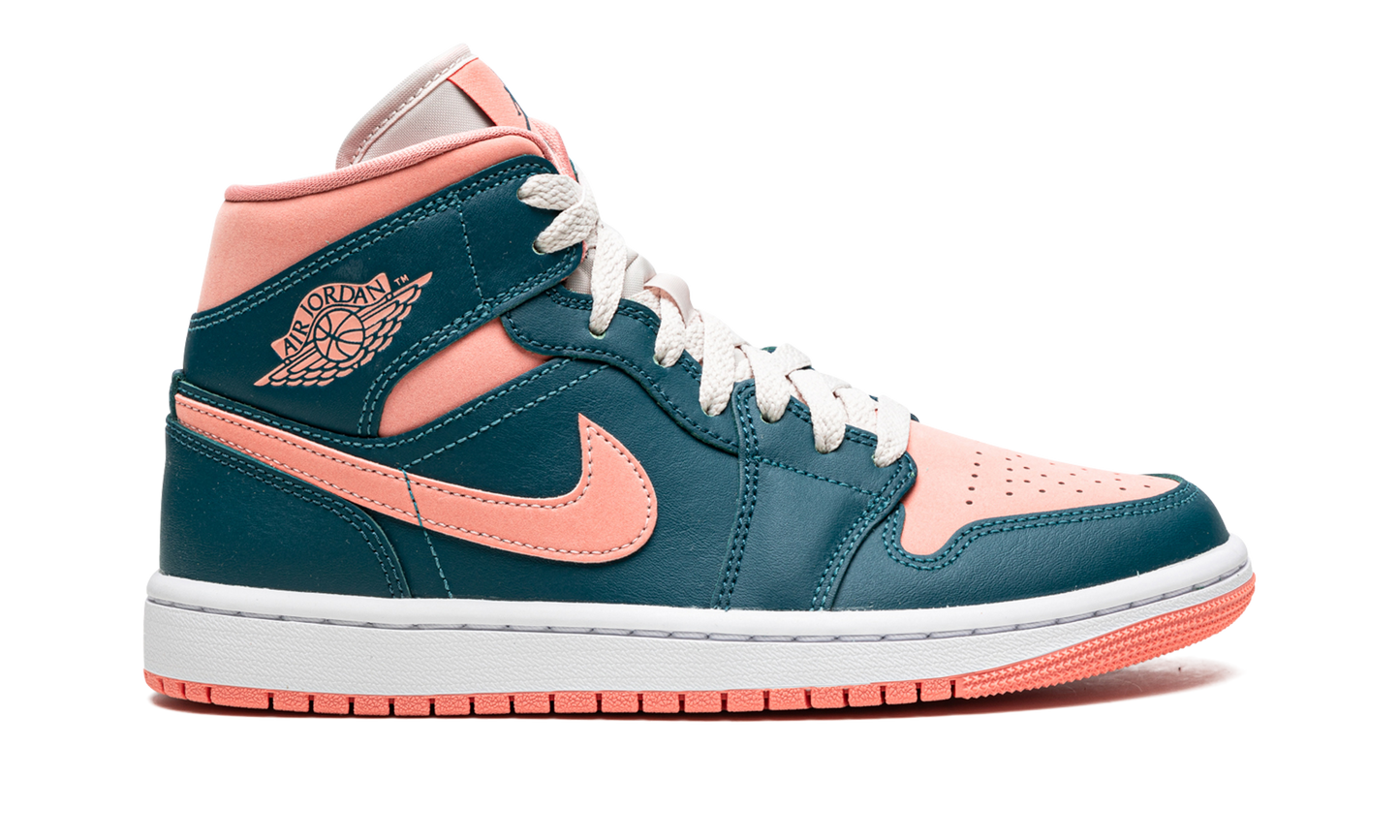 AIR JORDAN 1 MID WMNS "Dark Teal Green" BQ6472 308