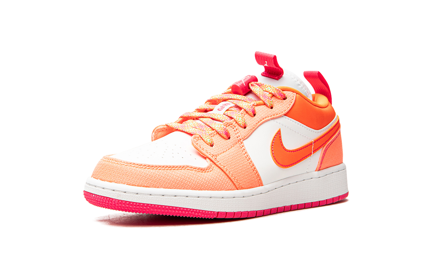 AIR JORDAN 1 LOW UTILITY GS "Hyper Crimson"