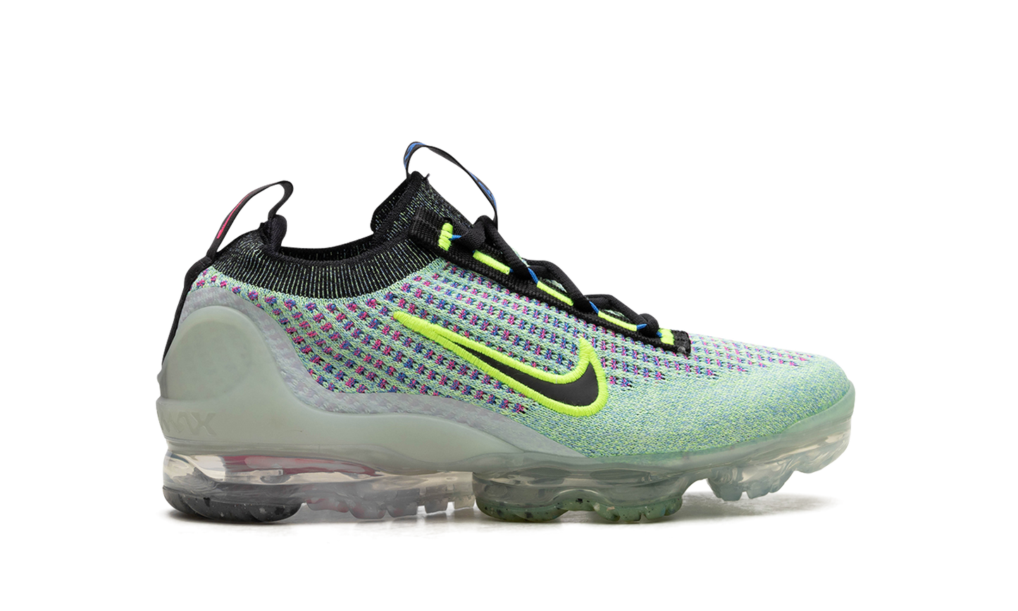 Air VaporMax 2021 Flyknit Next Nature GS "VOLT PHOTO BLUE" DX3367 700