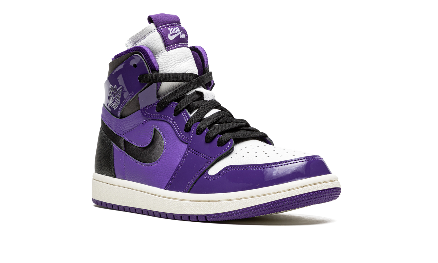 AIR JORDAN 1 HIGH ZOOM CMFT WMNS "Purple Patent" CT0979 505