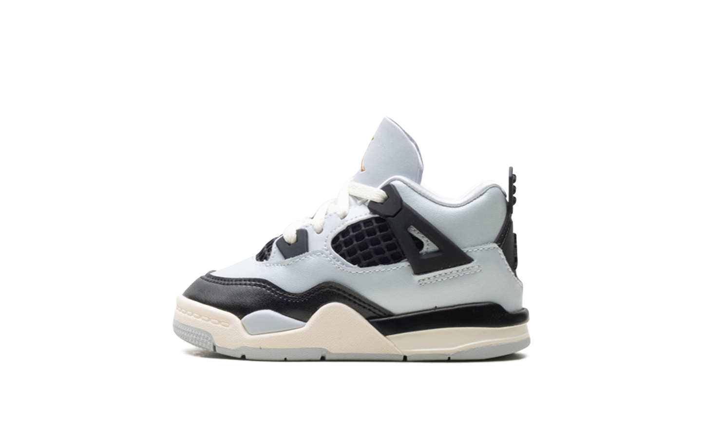 JORDAN 4 RETRO TD "PURE PLATINUM/METALLIC GOLD-BLACK-SAIL" FZ8584 070