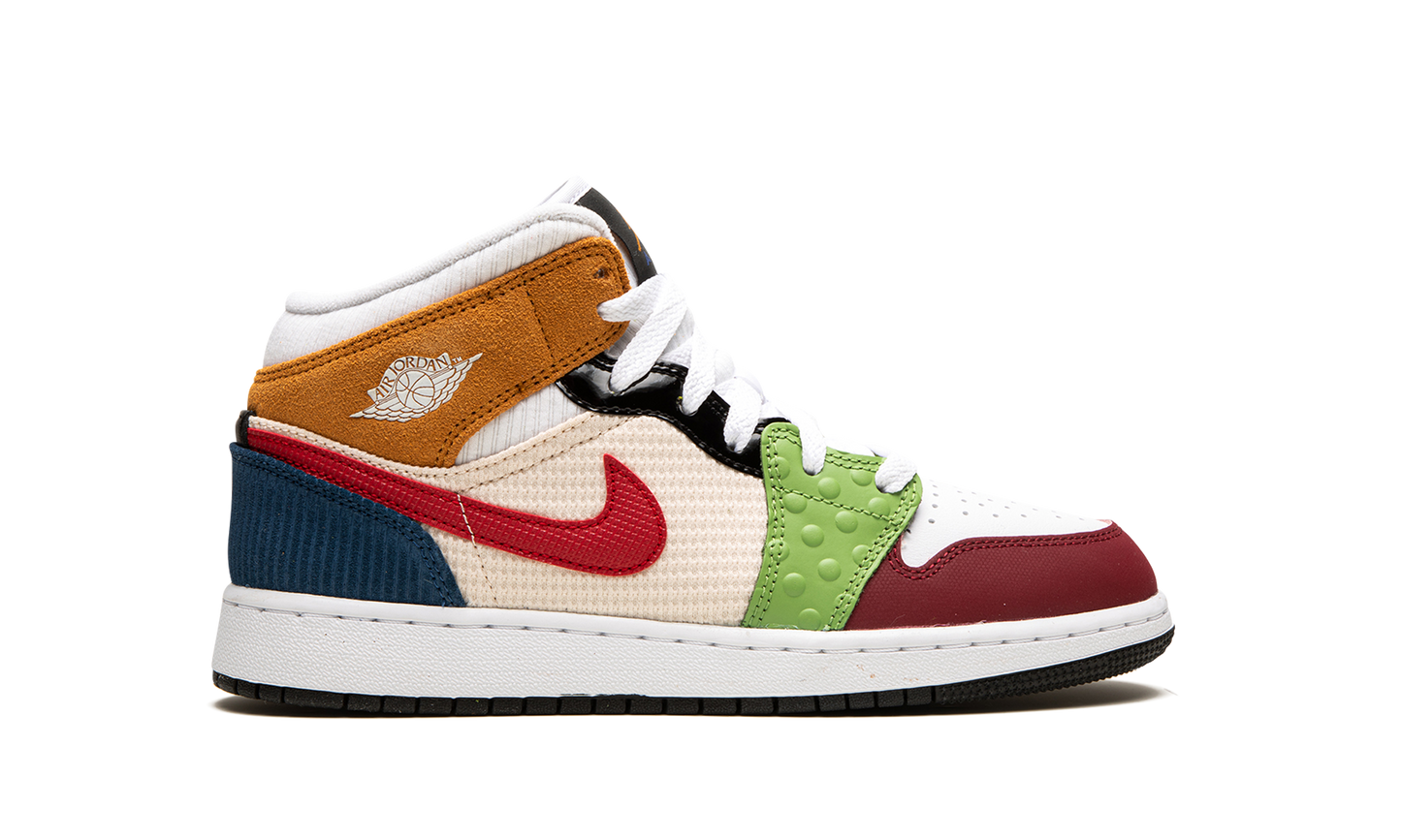 Air Jordan 1 Mid SE GS "Messy Room" DR6957 100