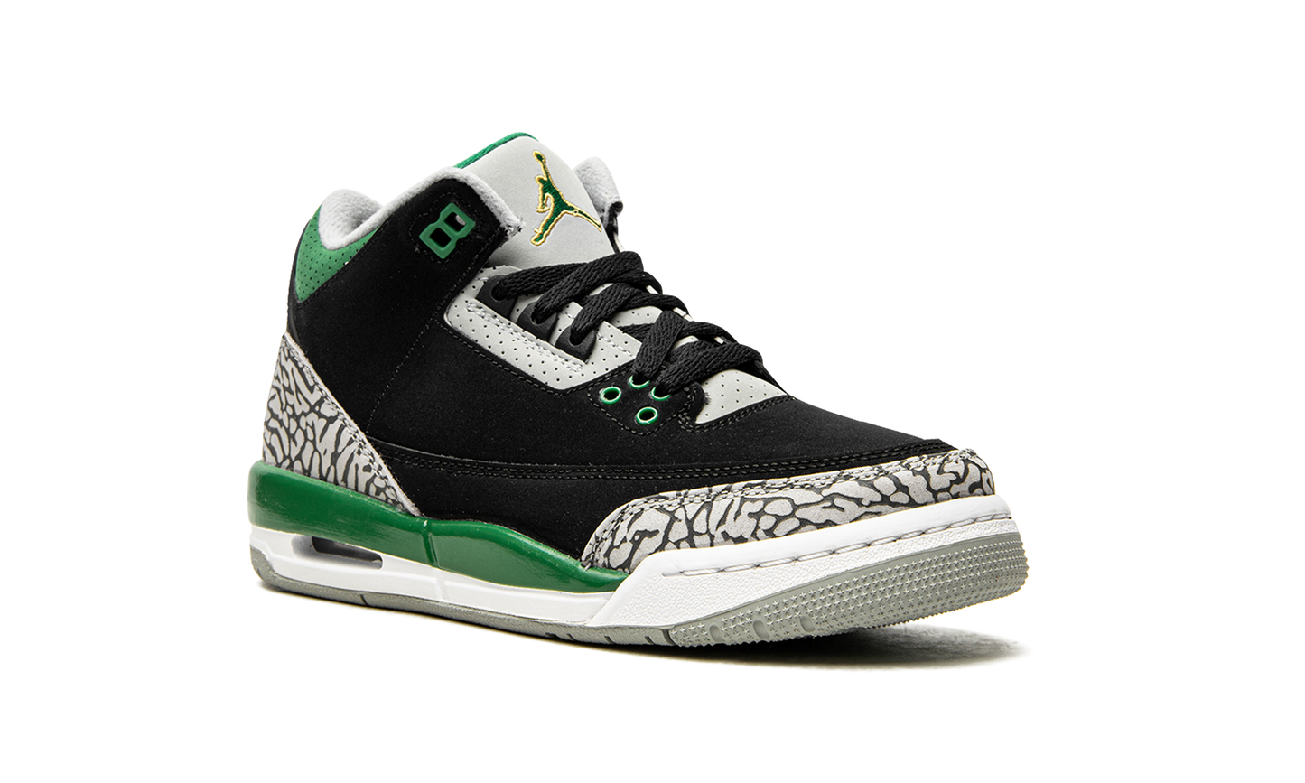 Air Jordan 3 Retro GS "Pine Green" 398614 030