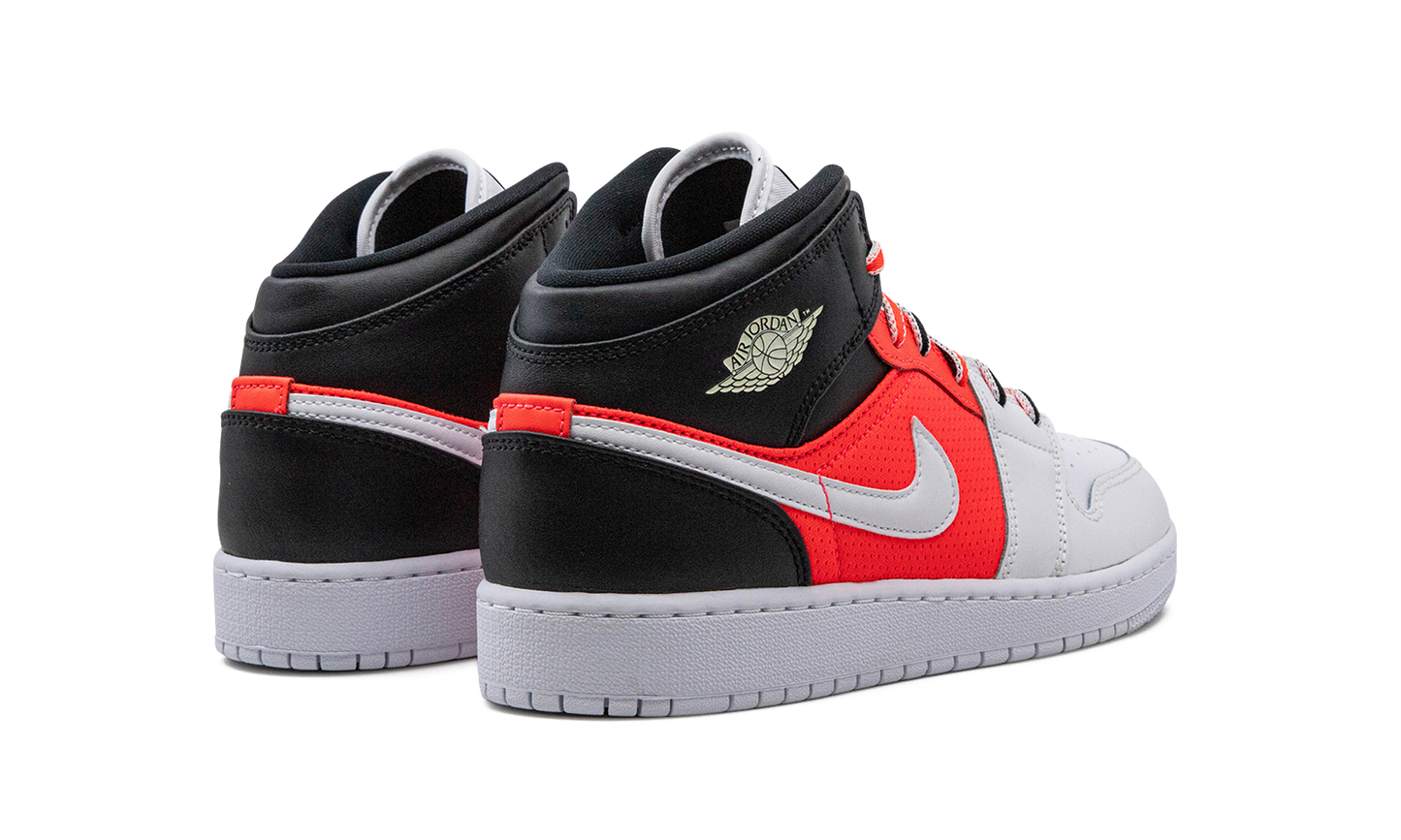 Air Jordan 1 Mid SE GS "White Infrared" FB4417 016