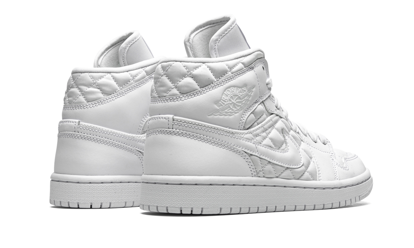 AIR JORDAN 1 MID WMNS "Quilted White" DB6078 100