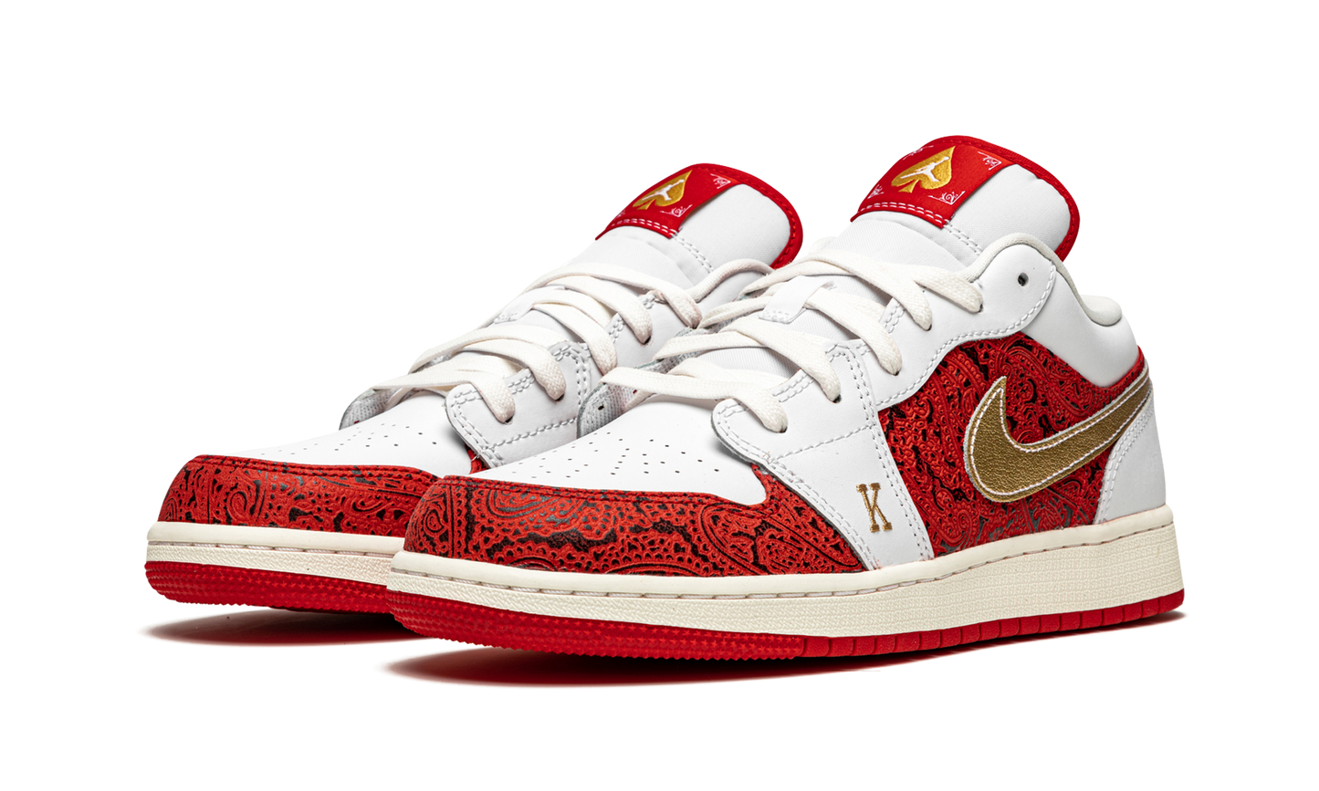 Air Jordan 1 Low SE GS "Spades" DJ5186 100