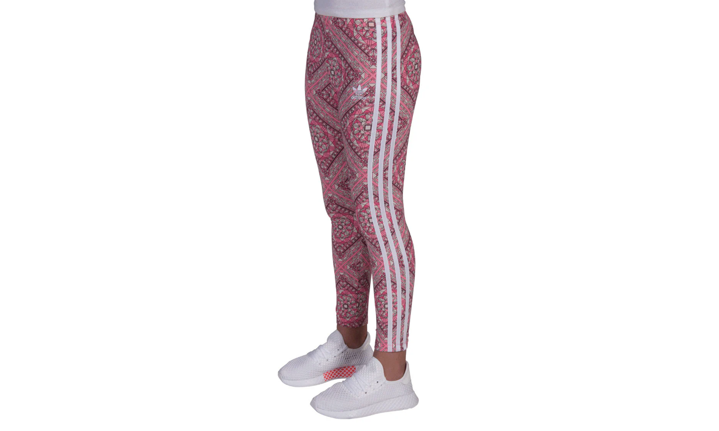 Graphic All Over Print Leggings "Multicolor / White" CE1121