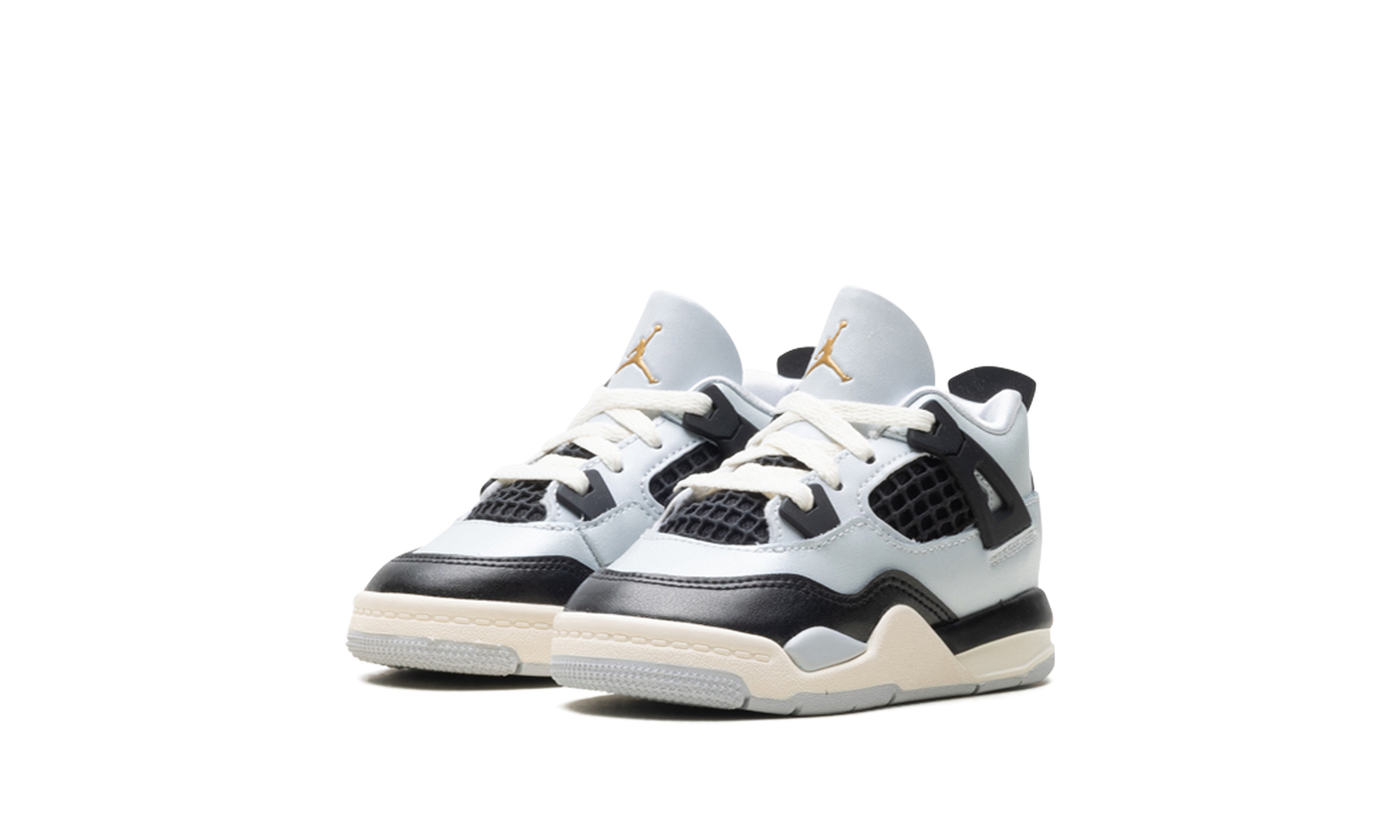 JORDAN 4 RETRO TD "PURE PLATINUM/METALLIC GOLD-BLACK-SAIL" FZ8584 070