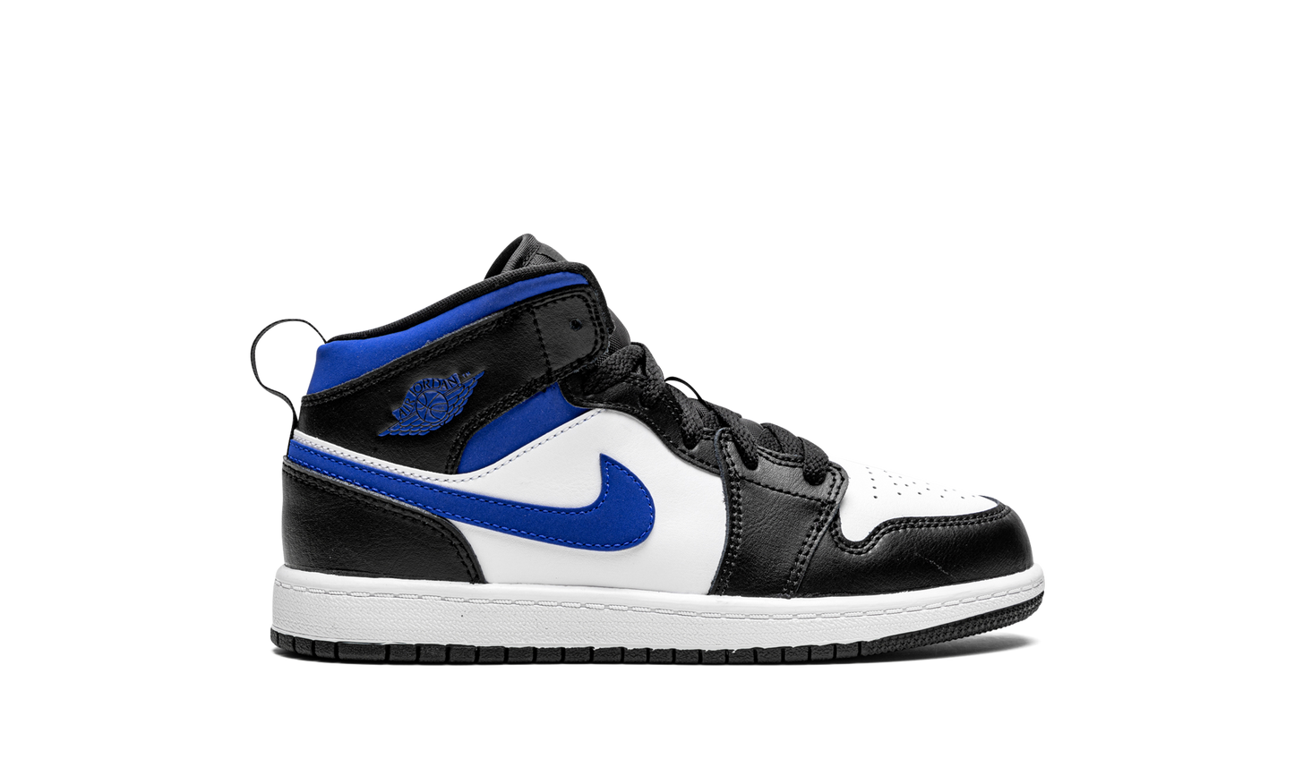 Jordan 1 Mid PS "Black / White/ Racer Blue" 640734 140