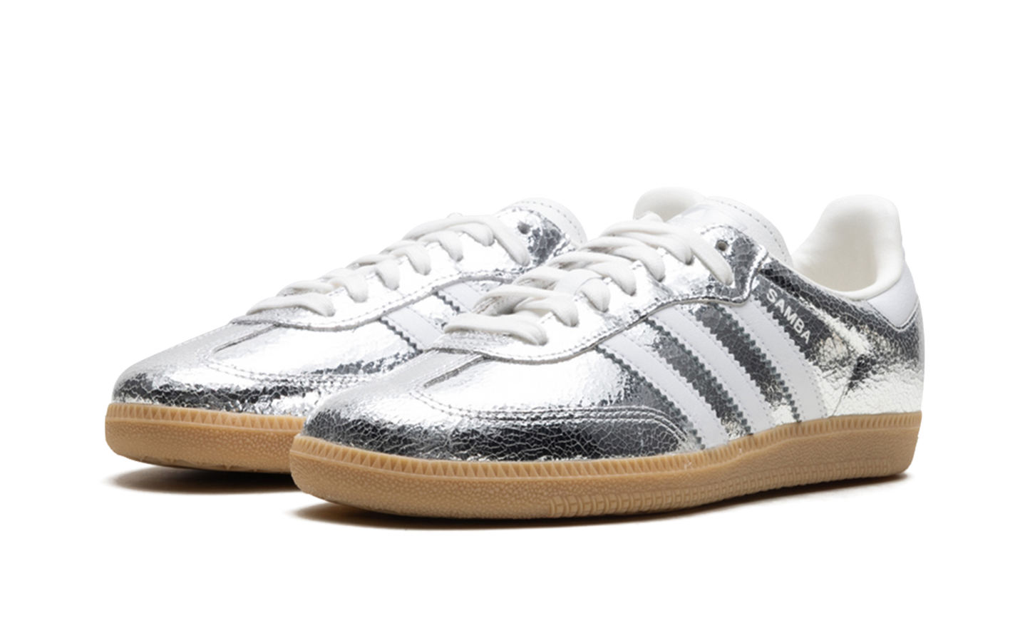 Samba OG WMNS "Silver Metallic Cracked Leather" JR0035