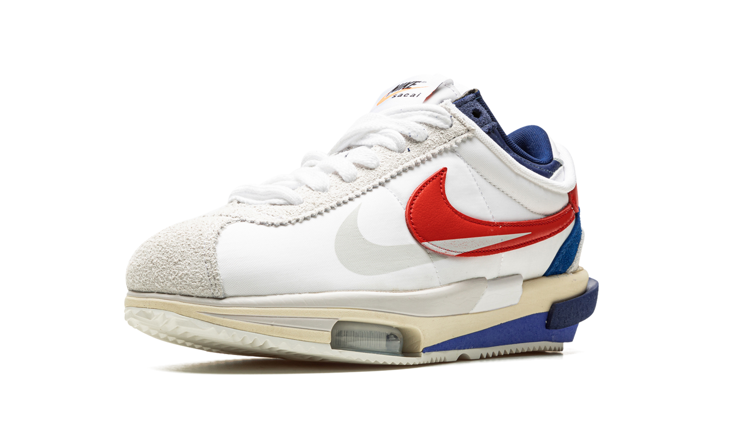 Cortez 4.0 "Sacai - White / Red / Blue" DQ0581 100