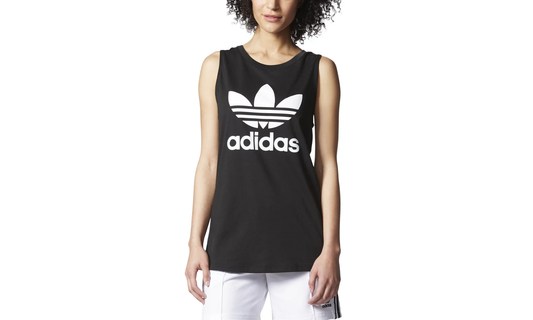 Loose Trefoil Tank Top "Black / White" AY8134