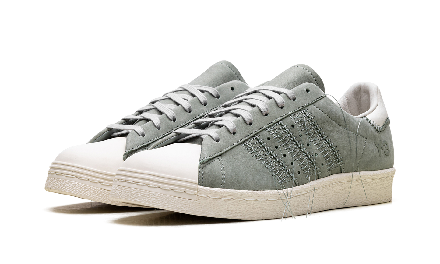 Y-3 Superstar "Silver Green Off White Light Brown" IG0801