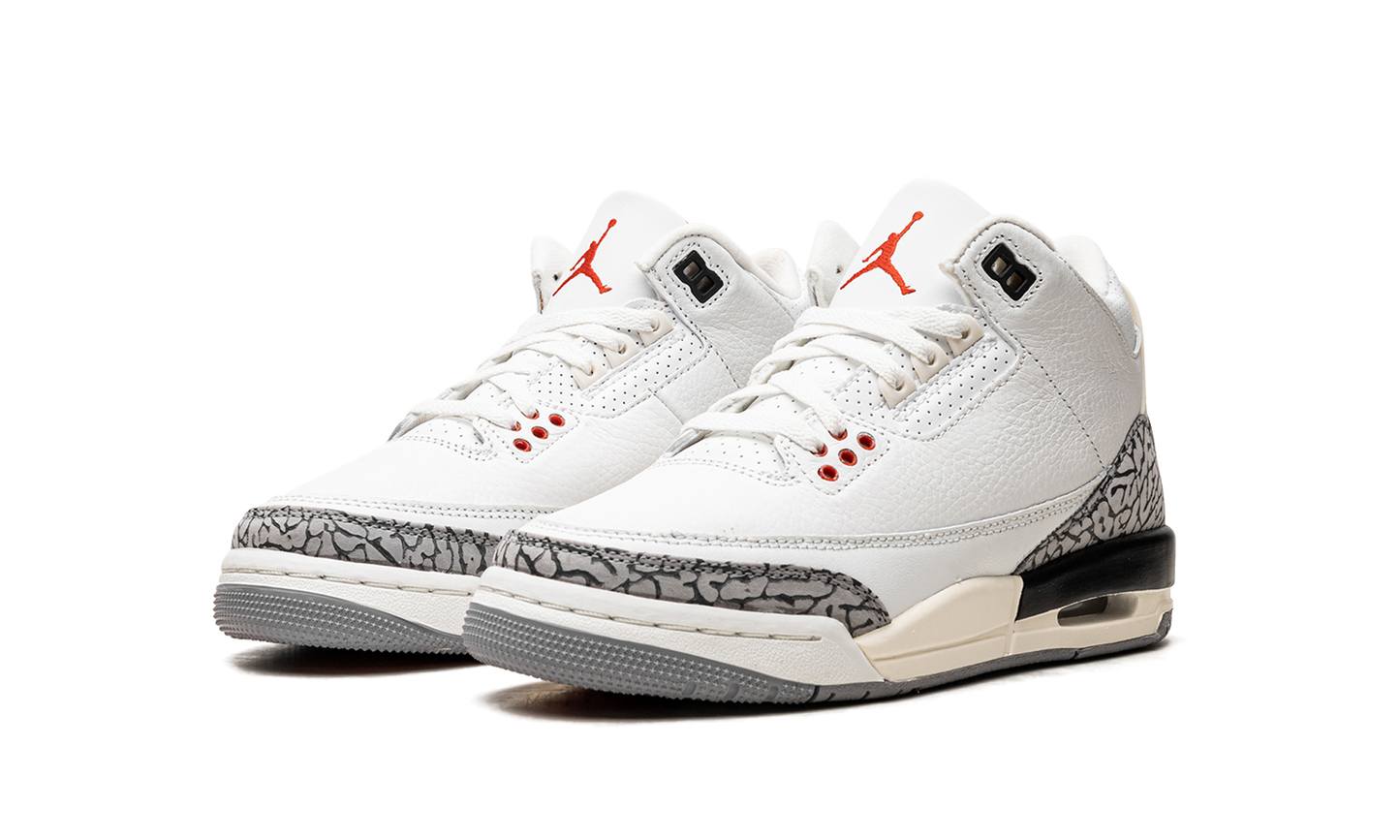 Air Jordan 3 GS "White Cement Reimagined 2023" DM0967 100