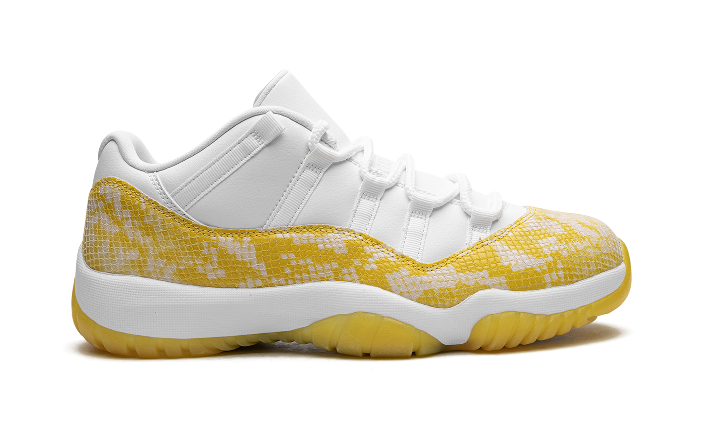 AIR JORDAN 11 LOW WMNS "Yellow Snakeskin" AH7860 107
