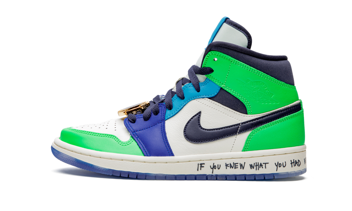 Air Jordan 1 Mid WMNS "Melody Ehsani - Fearless" CQ7629 100