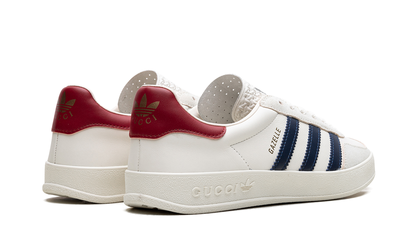 Gucci Gazelle "White/Red" 707847 UTT10 9060