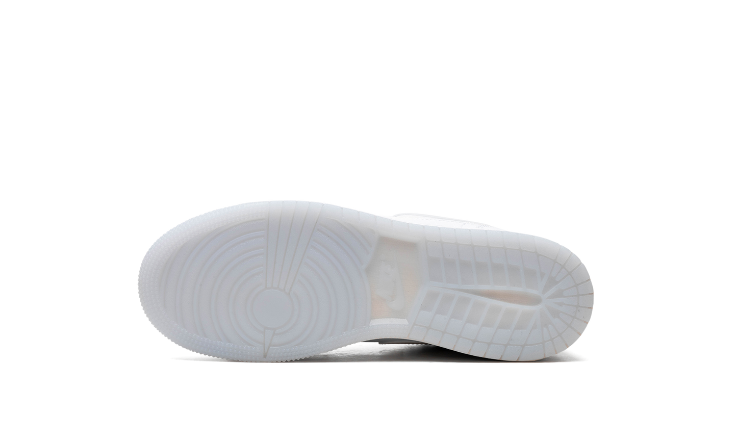 Air Jordan 1 Low GS "Glitter Swoosh" FQ9112 100