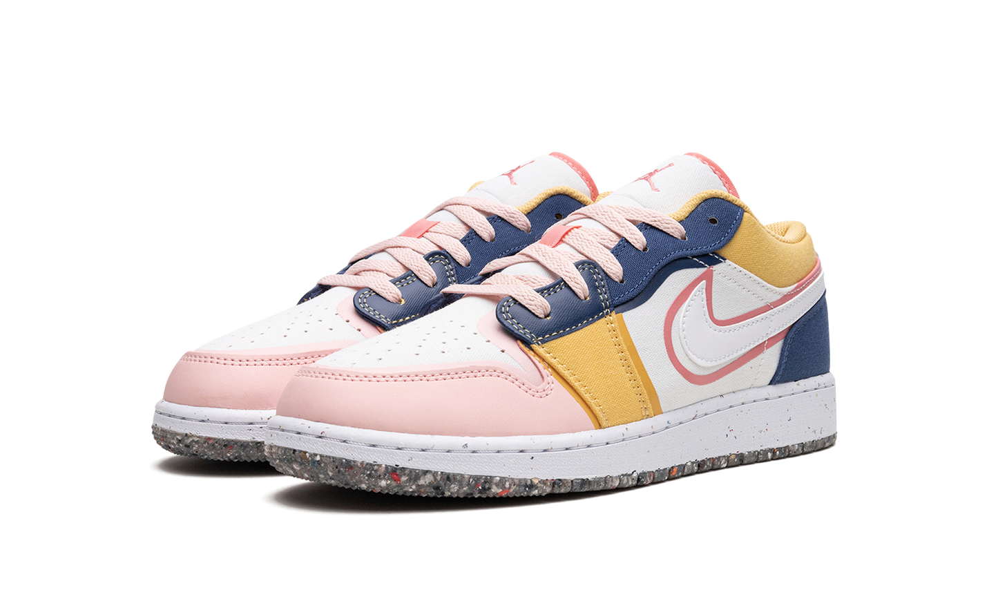 Air Jordan 1 Low SE GS "Multicolor Canvas" DV1323 100