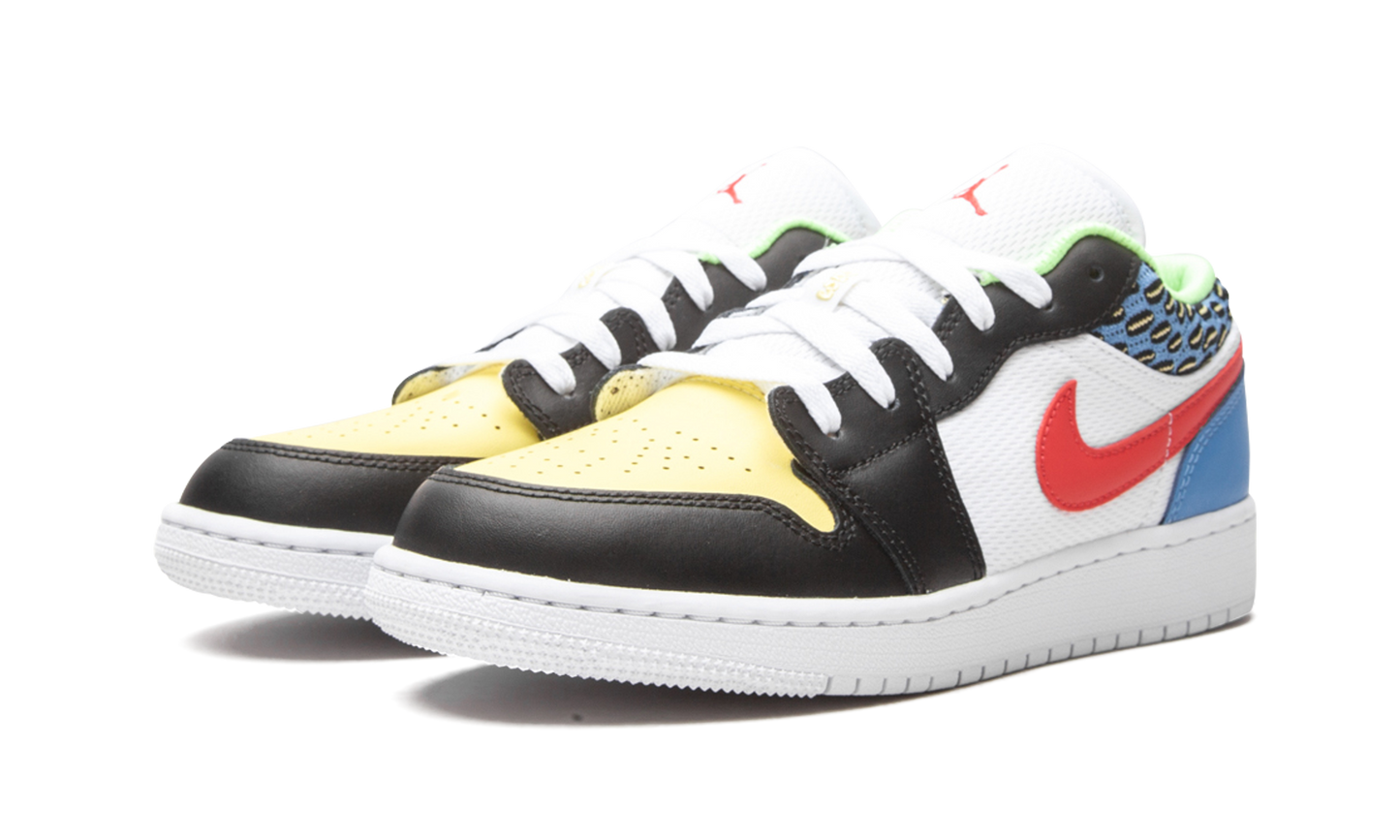 Air Jordan 1 Low GS "White Mesh / Multicolor" DH5927 006