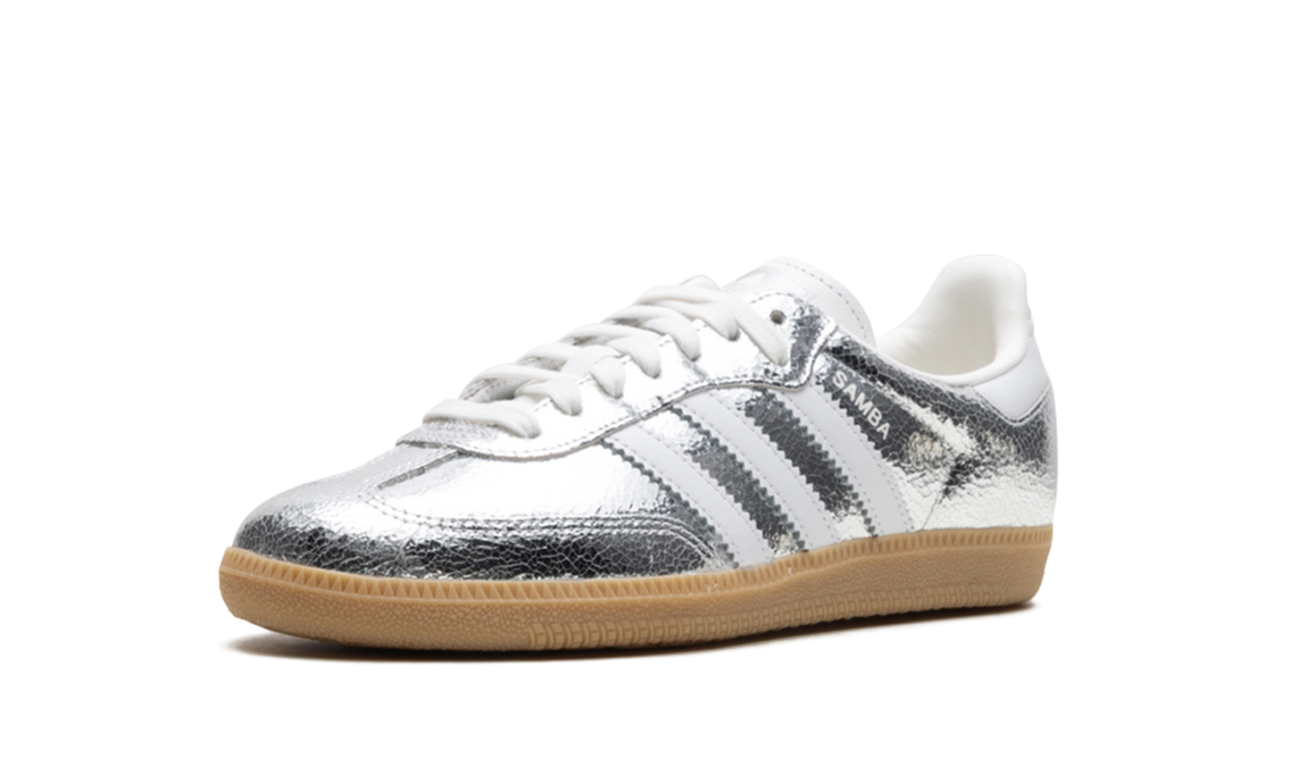 Samba OG WMNS "Silver Metallic Cracked Leather" JR0035