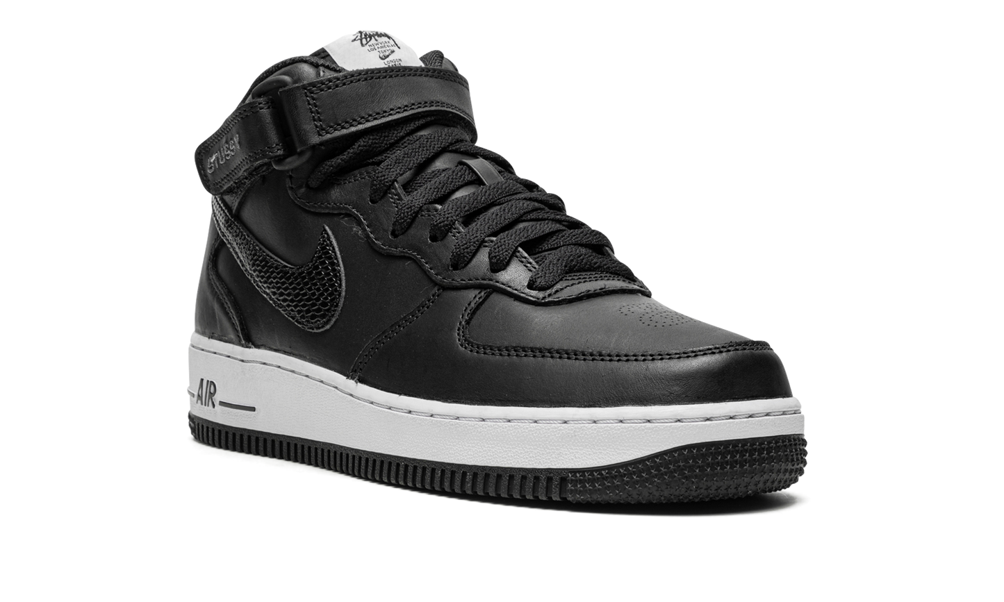 Air Force 1 Mid "Stussy - Black" DJ7840 001