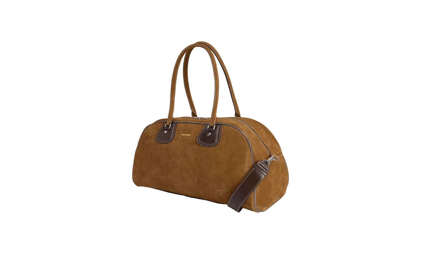 Adidas X Wales Bonner Suede Bowling Bag "Brown" JM8892