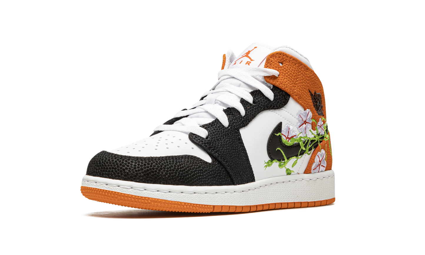 Air Jordan 1 Mid GS "Basketball Blossom" DQ8390 100