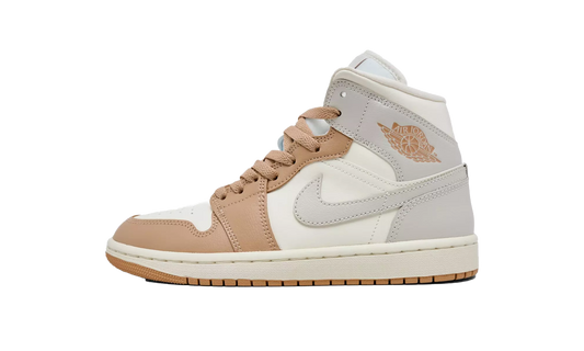 Air Jordan 1 Mid WMNS "Pale Ivory Hemp" BQ6472 118
