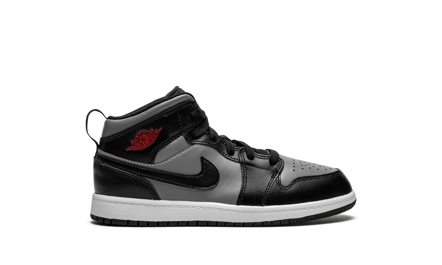 Air Jordan 1 Mid PS "Black / Shadow Grey" 640734 096