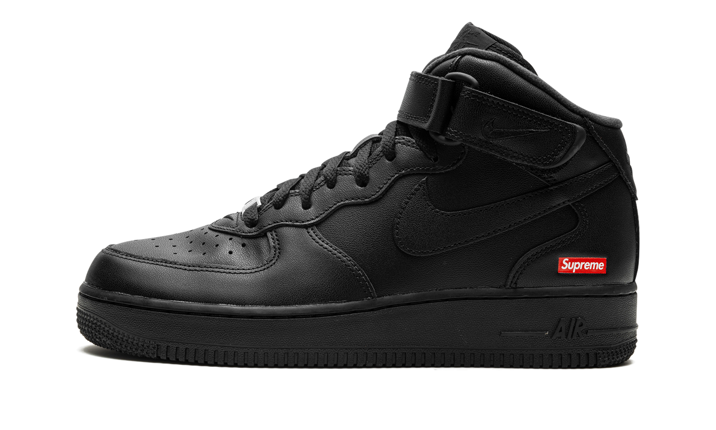 Air Force 1 Mid "Supreme - Mini Box Logo Black" FZ8784 001