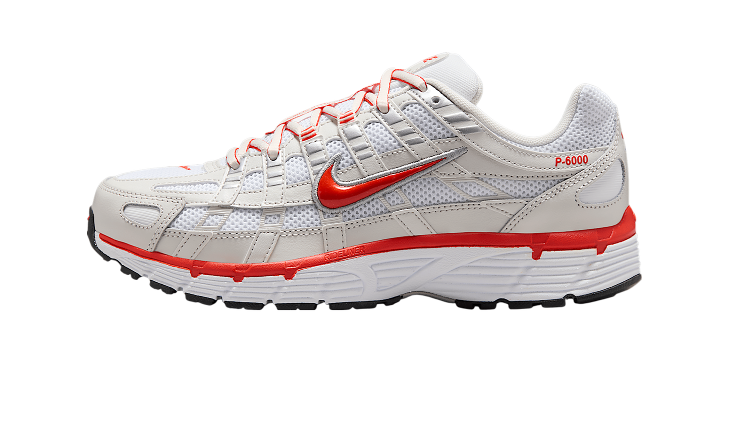 P-6000 Wmns "White Platinum Tint Black Picante Red" BV1021 107