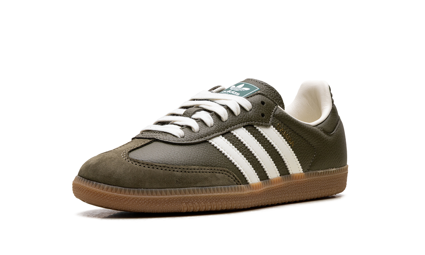 Samba OG "med dark khaki/off-white/gum" JR0890