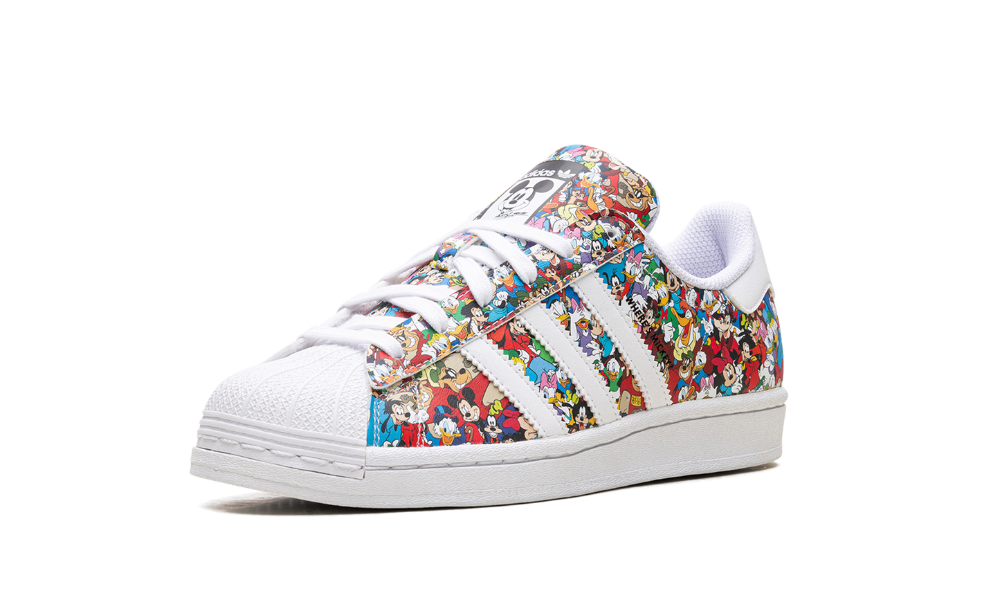 Superstar GS "Disney Mickey Core Black Cloud White Wonder White" IG6857