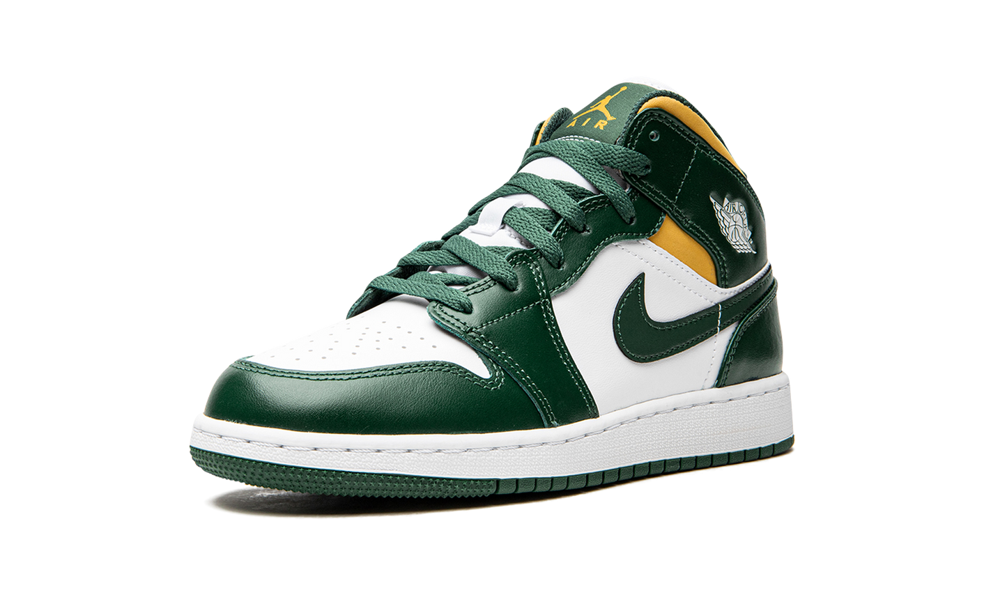 Air Jordan 1 Mid GS "Sonics" 554725 371