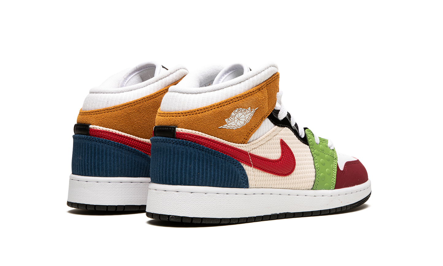 Air Jordan 1 Mid SE GS "Messy Room" DR6957 100