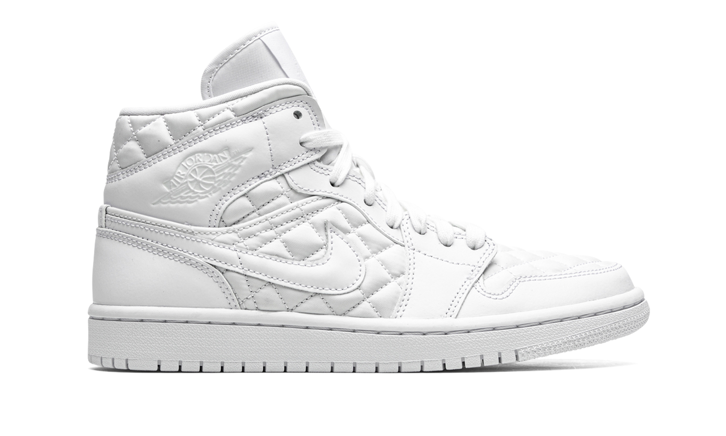 AIR JORDAN 1 MID WMNS "Quilted White" DB6078 100