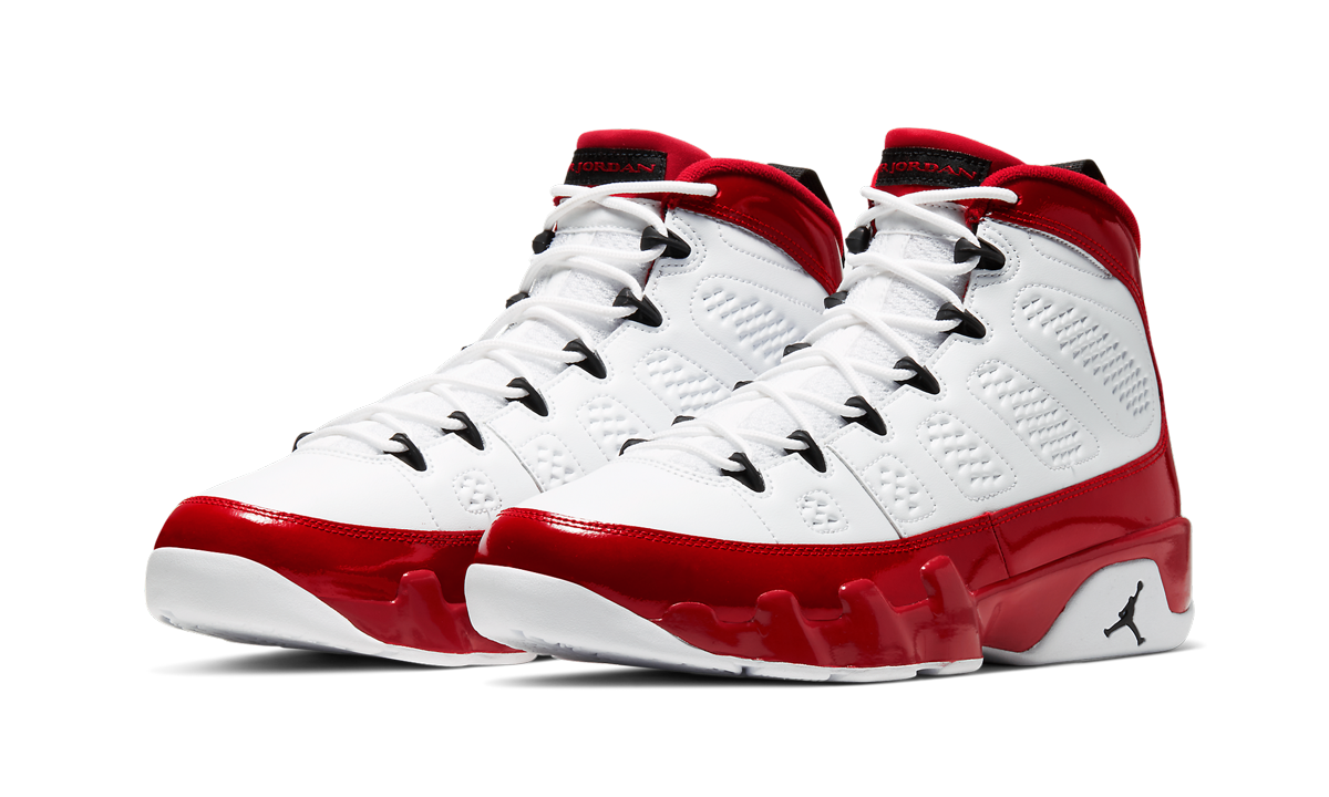 Air Jordan 9 "White/Red/Black" 302370 160