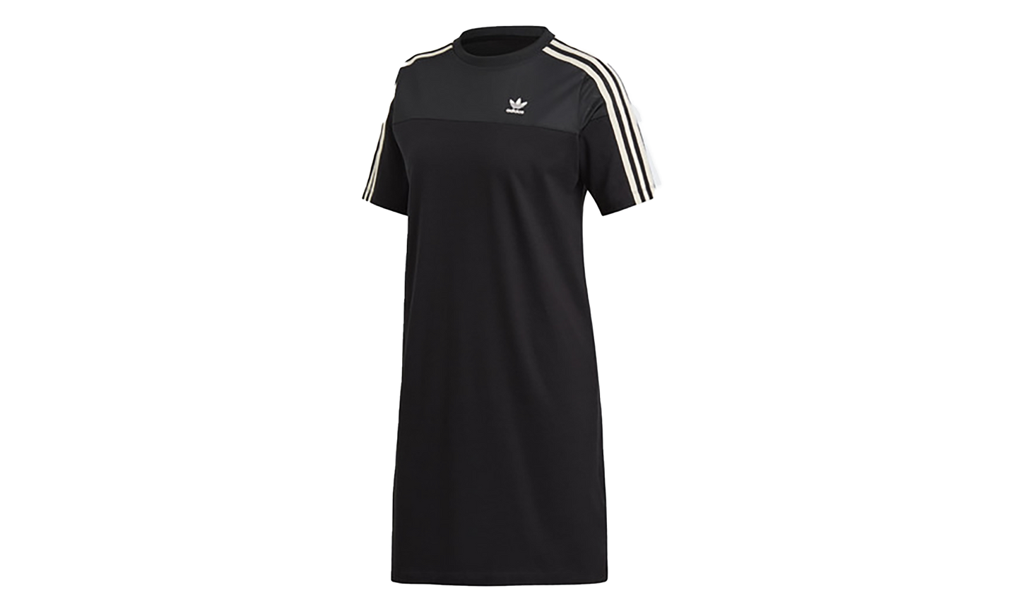 Drapey Silhouette T-Shirt Dress "Black" DU9944