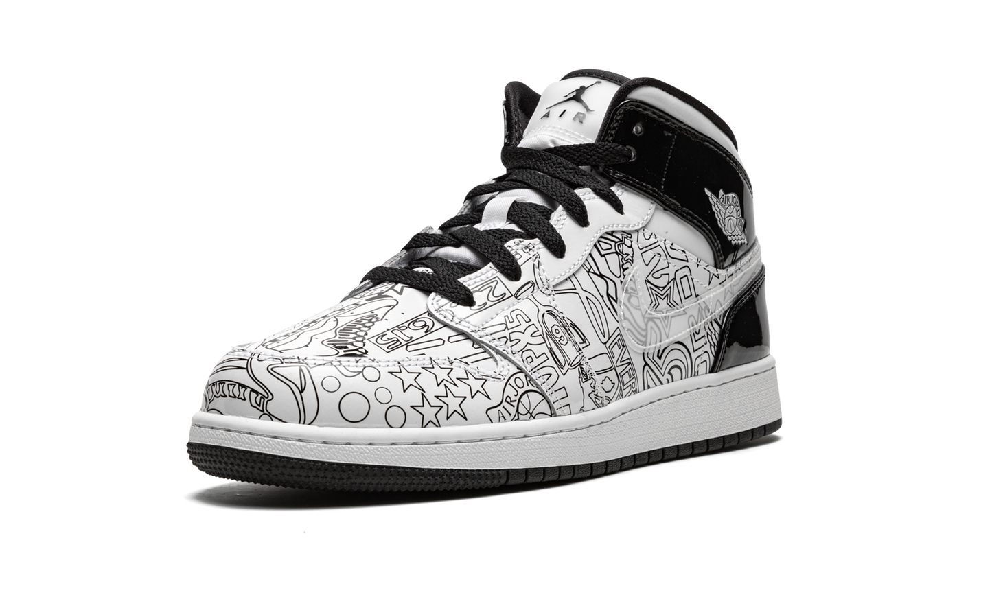 Air Jordan 1 MID SE GS "DIY" DC4099 100